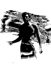 Load image into Gallery viewer, Interstellar Hippie Hitchhiker White #2W